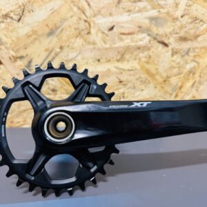 Pedaleiras Shimano XT M8100 1x12v preto 170mm